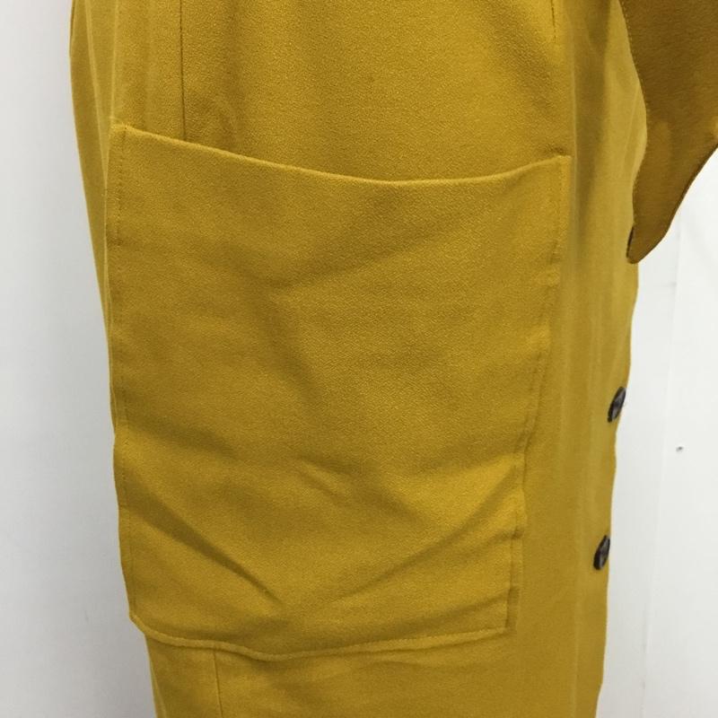バビロン BABYLONE スカート ひざ丈スカート 34 無地 マスタード / マスタード /  レディース USED 古着 中古 10088880
