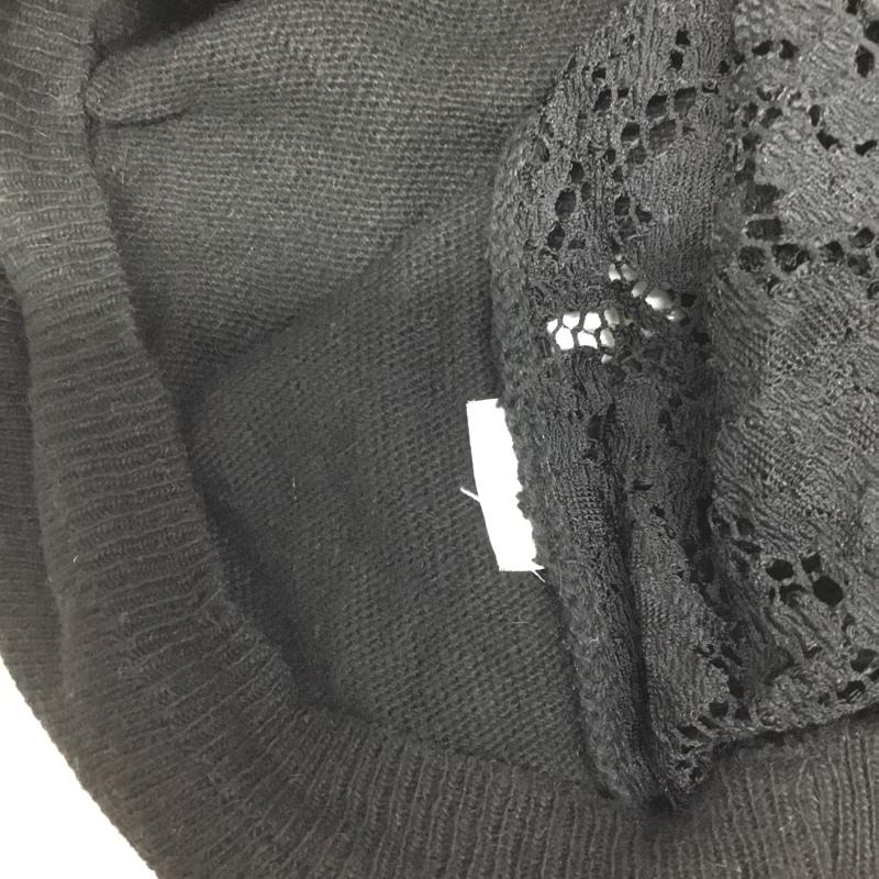 ザラ ZARA カーディガン 長袖 L 無地 黒 / ブラック /  レディース USED 古着 中古 10088900