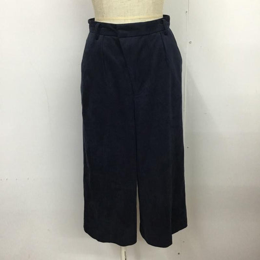ラグナムーン LAGUNAMOON パンツ スラックス 031530701801 フェイクスエードガウチョパンツ S 無地 紺 / ネイビー /  レディース USED 古着 中古 10088914