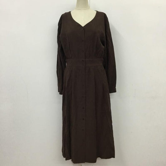アーバンリサーチサニーレーベル URBAN RESEARCH Sonny Label ワンピース ロングスカート LA97-26T041 FREE 無地 茶 / ブラウン /  レディース USED 古着 中古 10088915