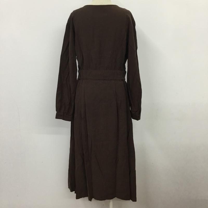 アーバンリサーチサニーレーベル URBAN RESEARCH Sonny Label ワンピース ロングスカート LA97-26T041 FREE 無地 茶 / ブラウン /  レディース USED 古着 中古 10088915