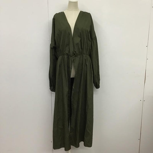 マウジー MOUSSY ワンピース ロングスカート 010AAT30-7720 CACHE COEUR SASH BELTED DRESS　2WAY FREE 無地 カーキ / カーキ /  レディース USED 古着 中古 10088957