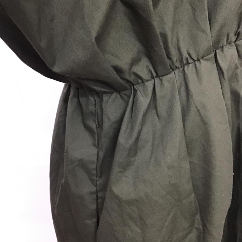 マウジー MOUSSY ワンピース ロングスカート 010AAT30-7720 CACHE COEUR SASH BELTED DRESS　2WAY FREE 無地 カーキ / カーキ /  レディース USED 古着 中古 10088957