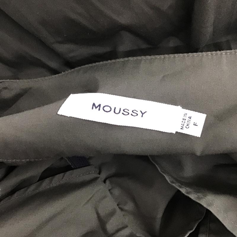 マウジー MOUSSY ワンピース ロングスカート 010AAT30-7720 CACHE COEUR SASH BELTED DRESS　2WAY FREE 無地 カーキ / カーキ /  レディース USED 古着 中古 10088957