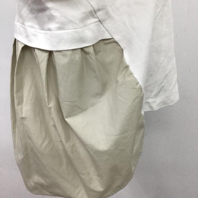 ナノユニバース nano・universe カットソー 半袖 FREE 無地 白 / ホワイト /  レディース USED 古着 中古 10088970