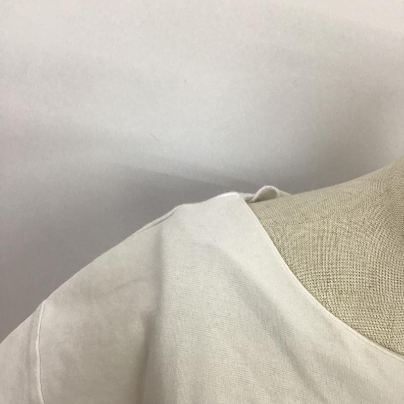 ナノユニバース nano・universe カットソー 半袖 FREE 無地 白 / ホワイト /  レディース USED 古着 中古 10088970