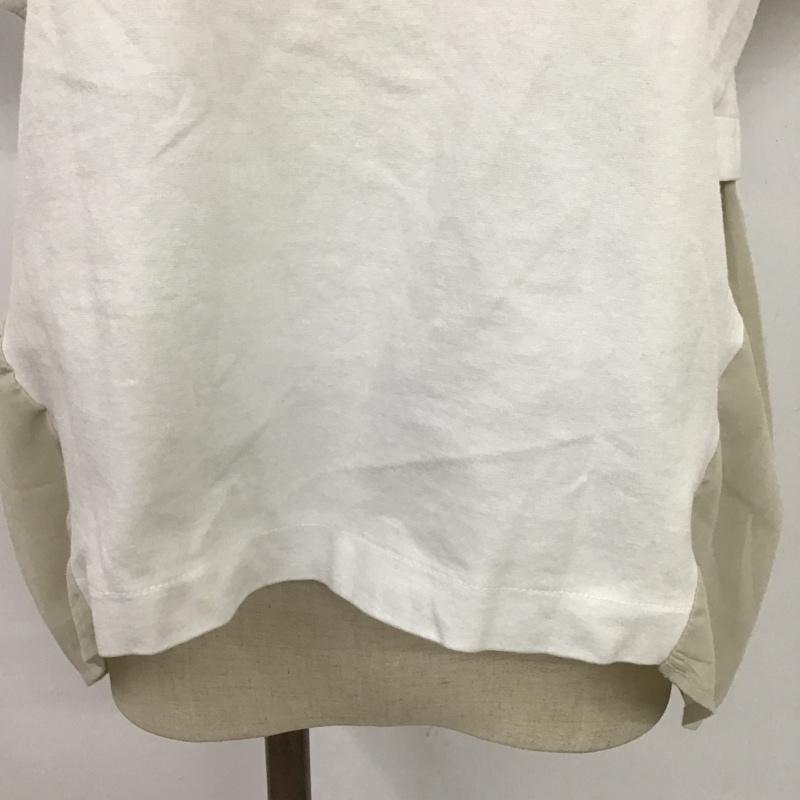 ナノユニバース nano・universe カットソー 半袖 FREE 無地 白 / ホワイト /  レディース USED 古着 中古 10088970