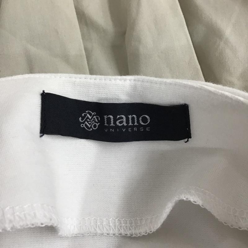 ナノユニバース nano・universe カットソー 半袖 FREE 無地 白 / ホワイト /  レディース USED 古着 中古 10088970