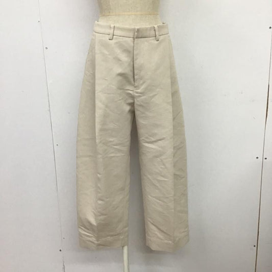 ステュディオス STUDIOUS パンツ スラックス 205344001 タックパンツ 0 無地 アイボリー / アイボリー /  レディース USED 古着 中古 10088979