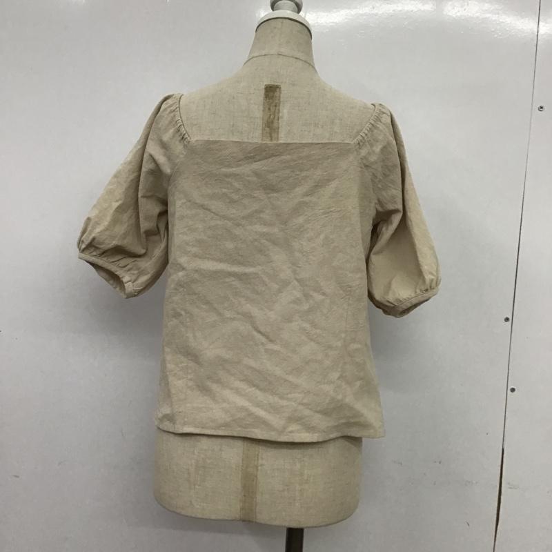 アルシーヴ archives カットソー 半袖 M 無地 ベージュ / ベージュ /  レディース USED 古着 中古 10088990