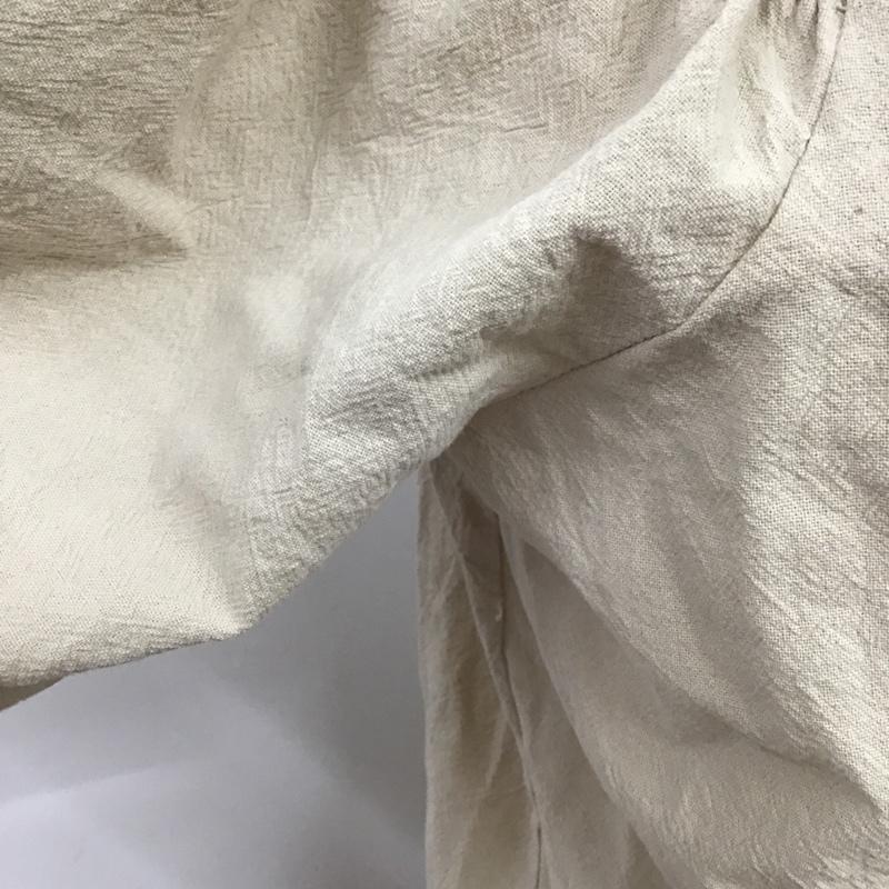 アルシーヴ archives カットソー 半袖 M 無地 ベージュ / ベージュ /  レディース USED 古着 中古 10088990