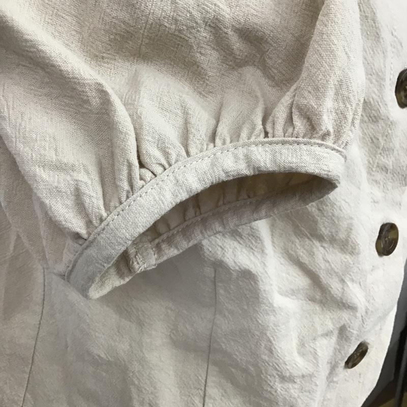 アルシーヴ archives カットソー 半袖 M 無地 ベージュ / ベージュ /  レディース USED 古着 中古 10088990