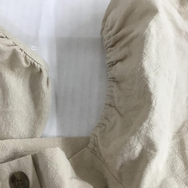 アルシーヴ archives カットソー 半袖 M 無地 ベージュ / ベージュ /  レディース USED 古着 中古 10088990