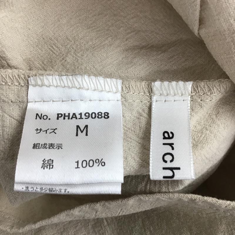 アルシーヴ archives カットソー 半袖 M 無地 ベージュ / ベージュ /  レディース USED 古着 中古 10088990