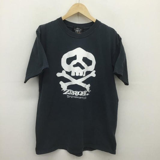 ユーズドクロージング used clothes Tシャツ 半袖 ZORLAC ゾーラック L キャラクター 黒 / ブラック /  メンズ USED 古着 中古 10089073