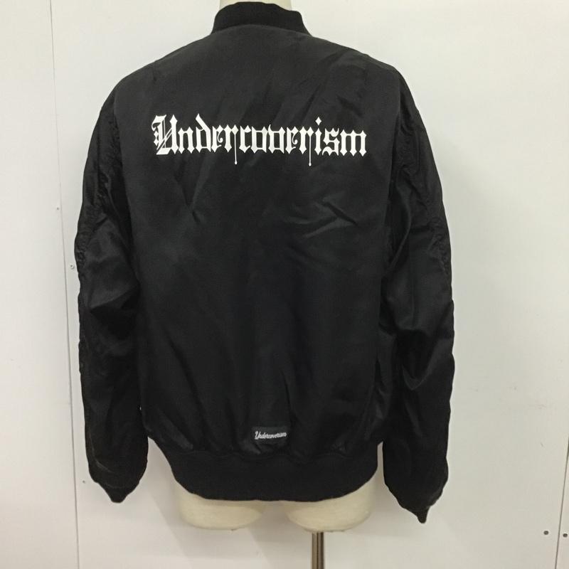 アンダーカバーイズム UNDERCOVERISM ジャケット、上着 ジャンパー、ブルゾン UI1B4201 カスタム リバーシブル MA-1 タグ付き 4 ロゴ、文字 黒 / ブラック /  メンズ USED 古着 中古 10089090