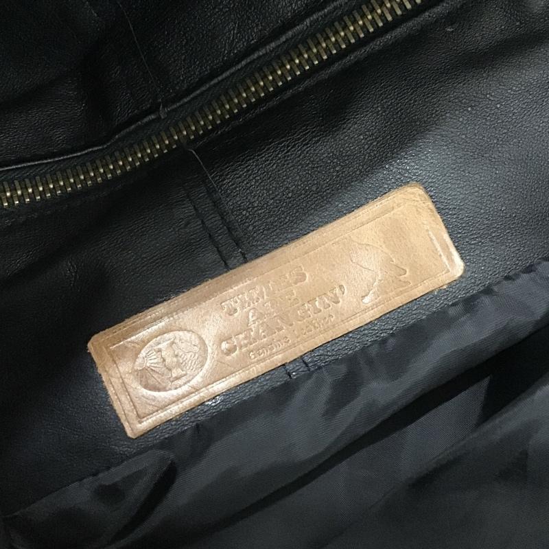 古着 USED ジャケット、上着 レザージャケット ラムレザー L 無地 黒 / ブラック /  メンズ USED 古着 中古 10089109