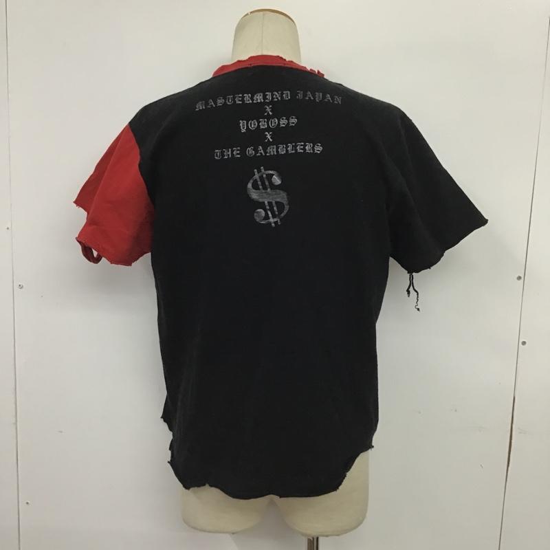 マスターマインド mastermind JAPAN Tシャツ 半袖 YGMS-TS82-028 YOBOSS L スカル 黒 / ブラック / X 赤 / レッド /  メンズ USED 古着 中古 10089123
