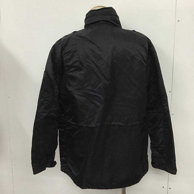 アベイシングエイプ A BATHING APE ジャケット、上着 ジャケット、ブレザー ナイロン L 無地 黒 / ブラック /  メンズ USED 古着 中古 10089143