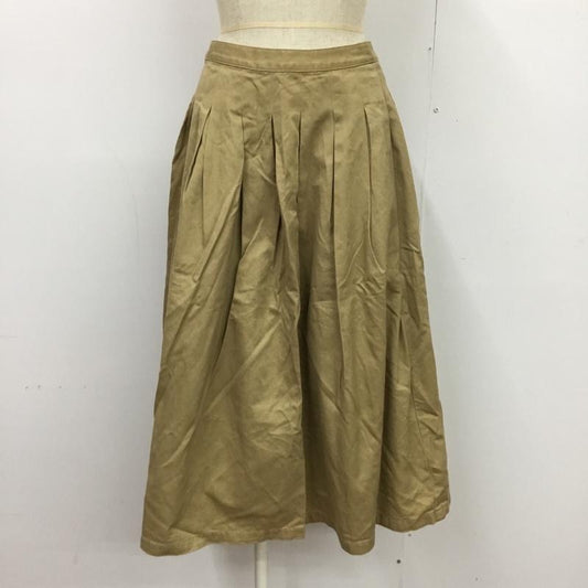 マウジー MOUSSY スカート ロングスカート 0 無地 ベージュ / ベージュ /  レディース USED 古着 中古 10089211