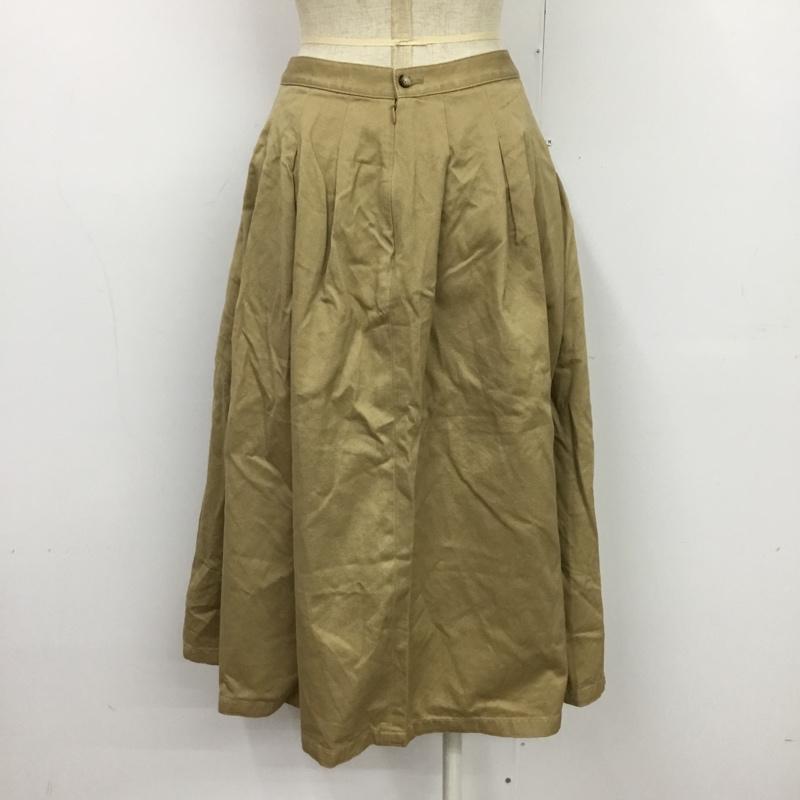 マウジー MOUSSY スカート ロングスカート 0 無地 ベージュ / ベージュ /  レディース USED 古着 中古 10089211