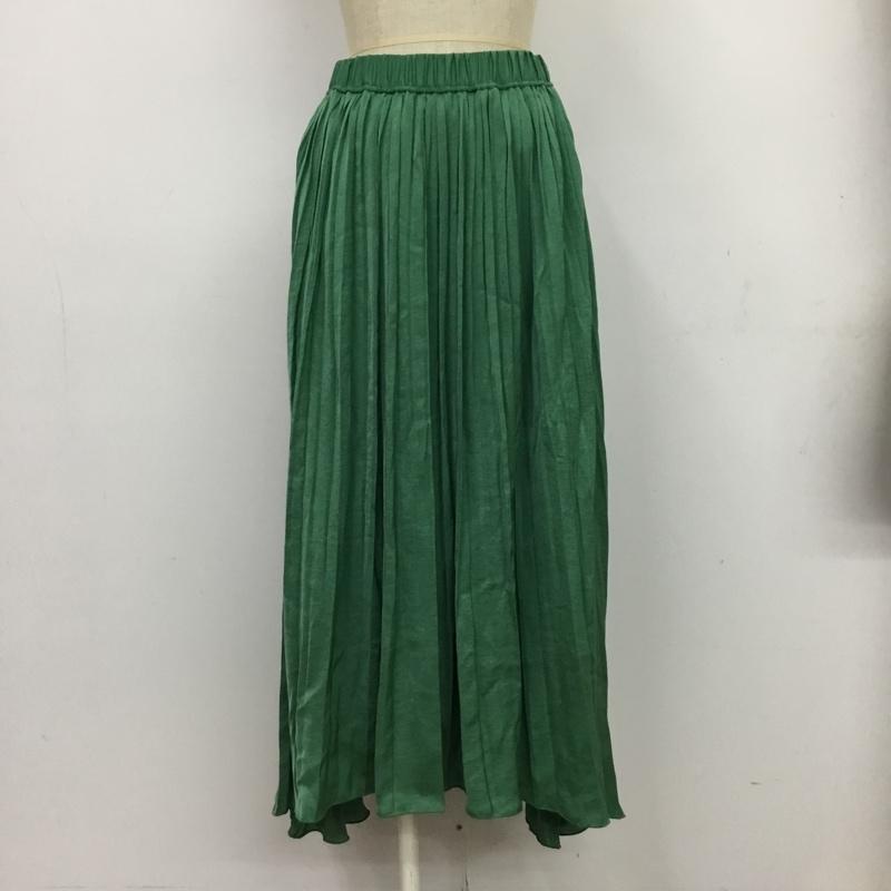 アパートバイローリーズ apart by lowrys スカート ロングスカート FREE 無地 緑 / グリーン /  レディース USED 古着 中古 10089228