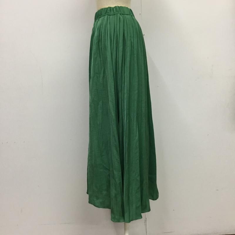 アパートバイローリーズ apart by lowrys スカート ロングスカート FREE 無地 緑 / グリーン /  レディース USED 古着 中古 10089228