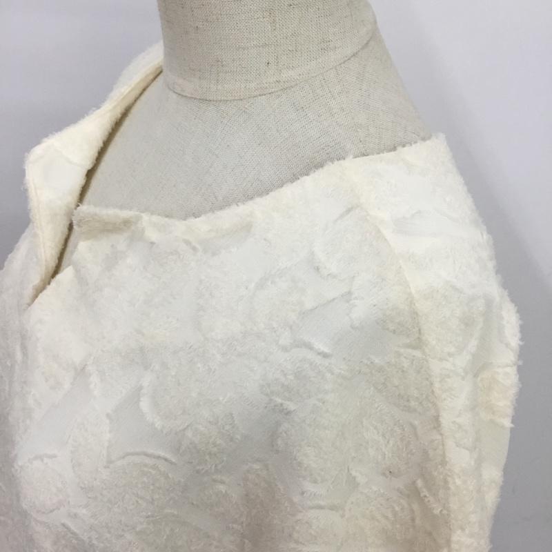 グローバルワーク GLOBAL WORK カットソー 七分袖 L 無地 白 / ホワイト /  レディース USED 古着 中古 10089236