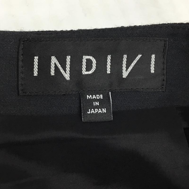 インディヴィ INDIVI スカート ミニスカート 38  黒 / ブラック /  レディース USED 古着 中古 10089241
