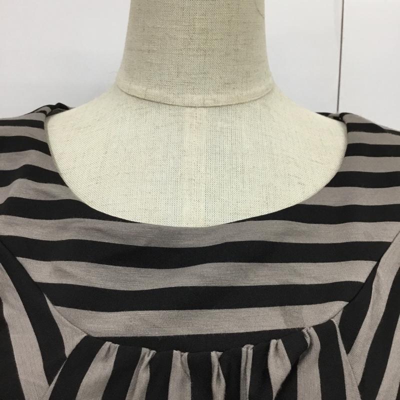 ナチュラルビューティーベーシック NATURAL BEAUTY BASIC ワンピース ミニスカート M ボーダー柄 マルチカラー / マルチカラー /  レディース USED 古着 中古 10089244