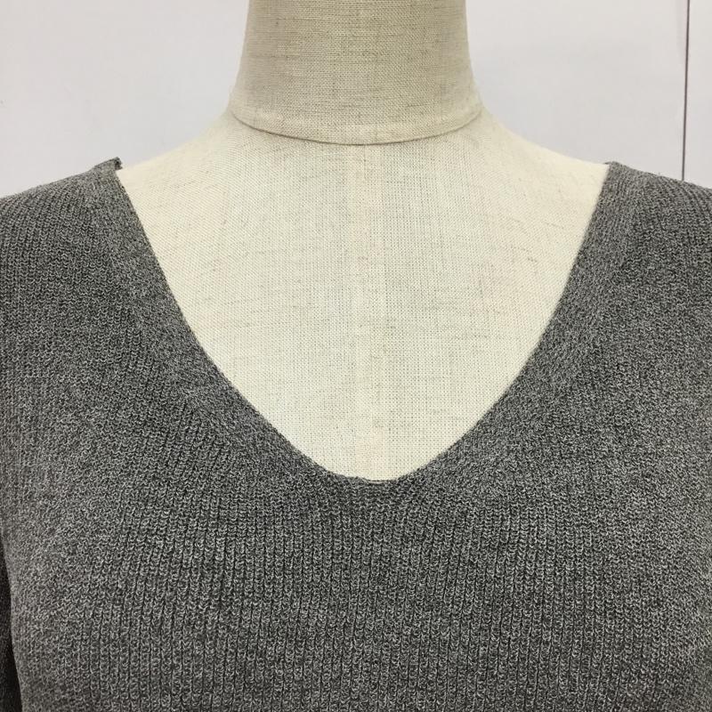 スタディオクリップ studio CLIP カットソー 半袖 タグ付 L 無地 灰 / グレー /  レディース USED 古着 中古 10089245