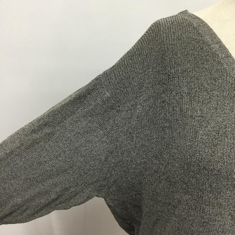 スタディオクリップ studio CLIP カットソー 半袖 タグ付 L 無地 灰 / グレー /  レディース USED 古着 中古 10089245