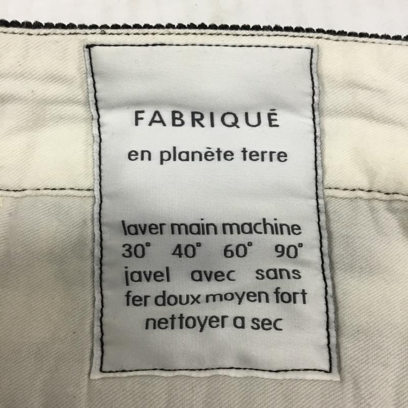 ファブリケアンプラネテール FABRIQUÉ en planète terre ボトムス ボトムス 38 無地 黒 / ブラック /  レディース USED 古着 中古 10089260