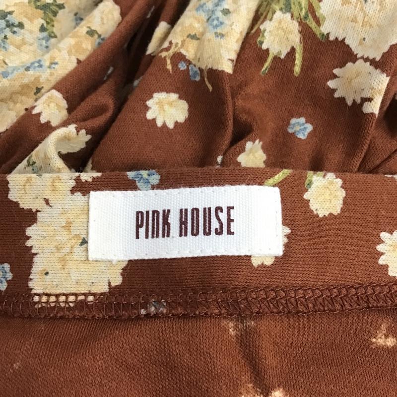 ピンクハウス PINK HOUSE スカート ロングスカート P011ZUAL49 M 花柄 茶 / ブラウン /  レディース USED 古着 中古 10089304