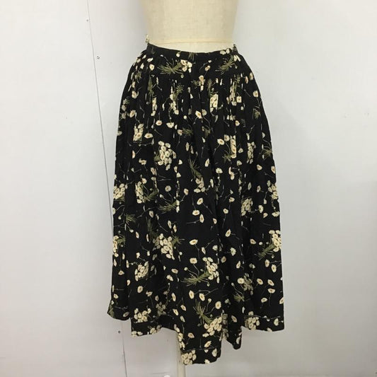 ピンクハウス PINK HOUSE スカート ロングスカート P0114FS05 花柄 黒 / ブラック /  レディース USED 古着 中古 10089305
