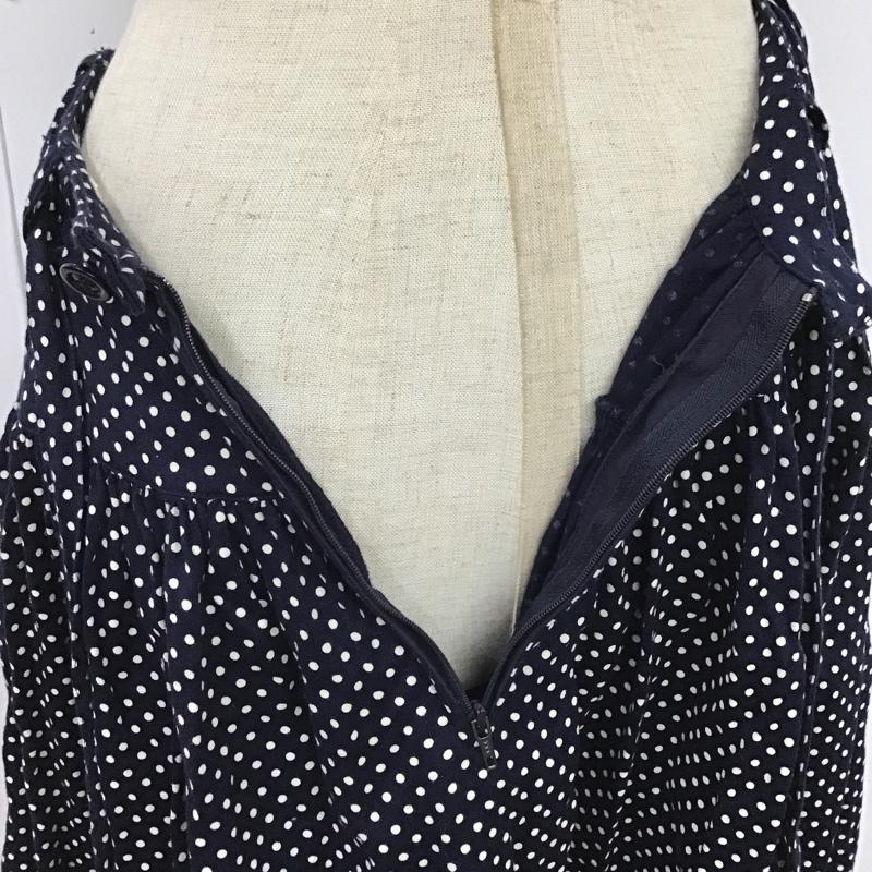 ピンクハウス PINK HOUSE スカート ロングスカート P0152UAL50 水玉 ドット 紺 / ネイビー / X 白 / ホワイト /  レディース USED 古着 中古 10089306