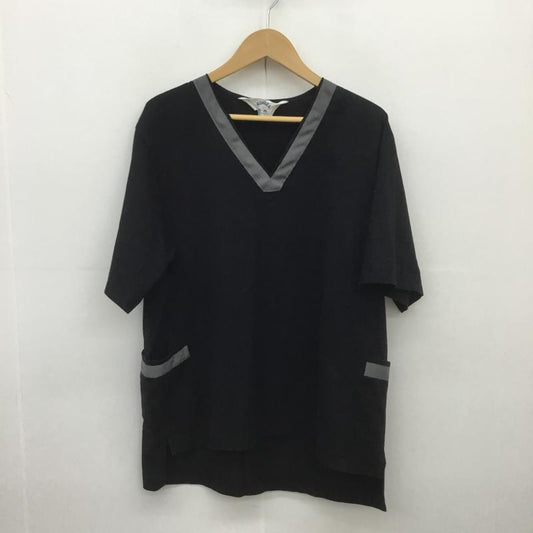 サンシー SUNSEA Tシャツ 半袖 V-Neck　T　Vネック L 無地 黒 / ブラック /  メンズ USED 古着 中古 10089312