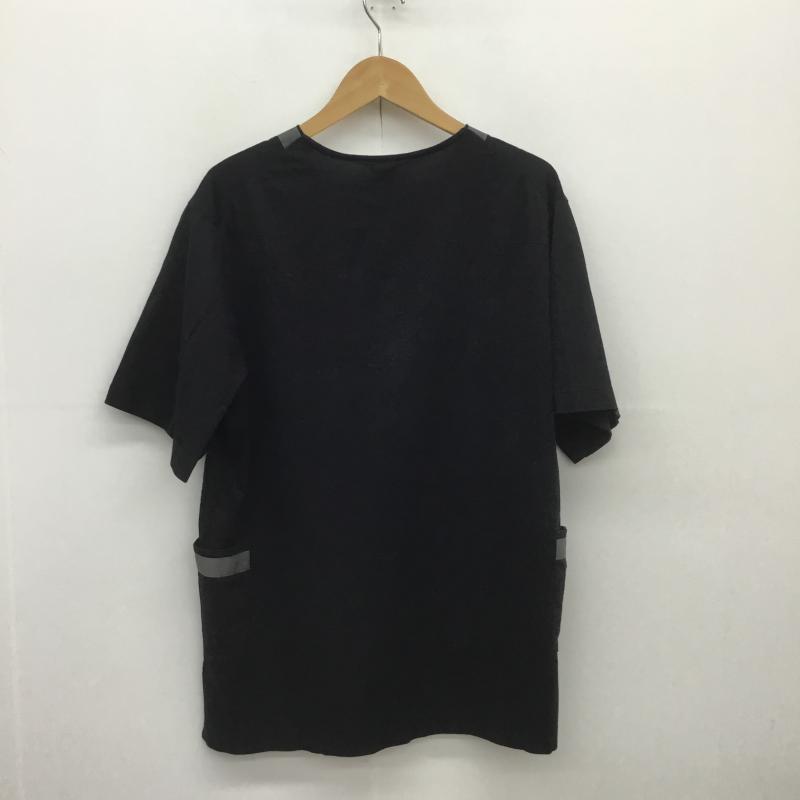 サンシー SUNSEA Tシャツ 半袖 V-Neck　T　Vネック L 無地 黒 / ブラック /  メンズ USED 古着 中古 10089312
