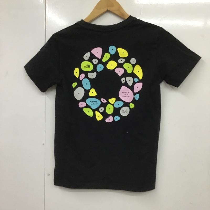 ザノースフェイス THE NORTH FACE Tシャツ 半袖 NTJ31931 Monkey Magic Tee キッズ 140 140cm プリント 黒 / ブラック /  ボーイズ USED 古着 中古 10089445