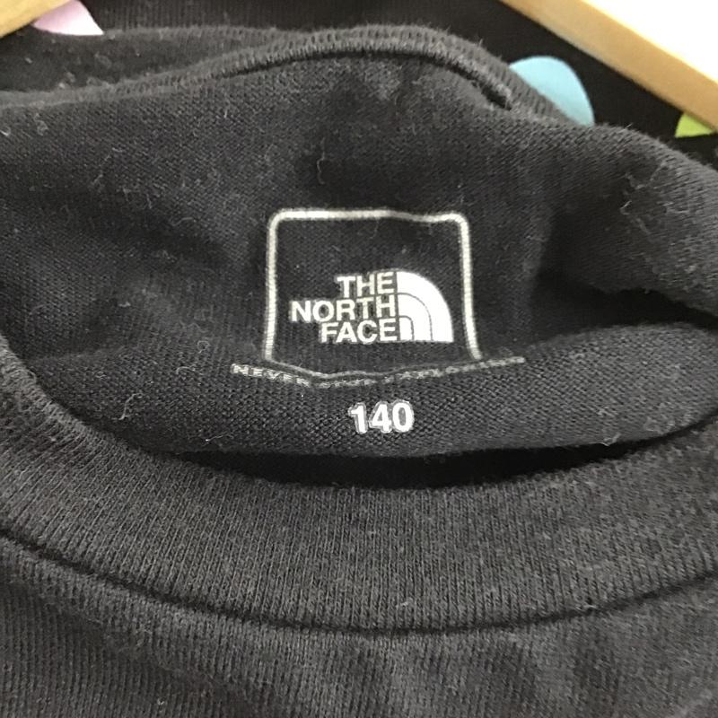 ザノースフェイス THE NORTH FACE Tシャツ 半袖 NTJ31931 Monkey Magic Tee キッズ 140 140cm プリント 黒 / ブラック /  ボーイズ USED 古着 中古 10089445