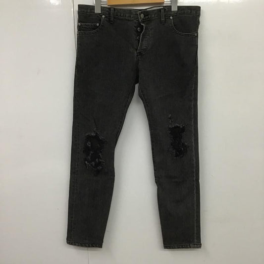 リュシオル ジャンピエール LUCIOLE_JEAN PIERRE パンツ デニム、ジーンズ 無地 黒 / ブラック /  メンズ USED 古着 中古 10089572