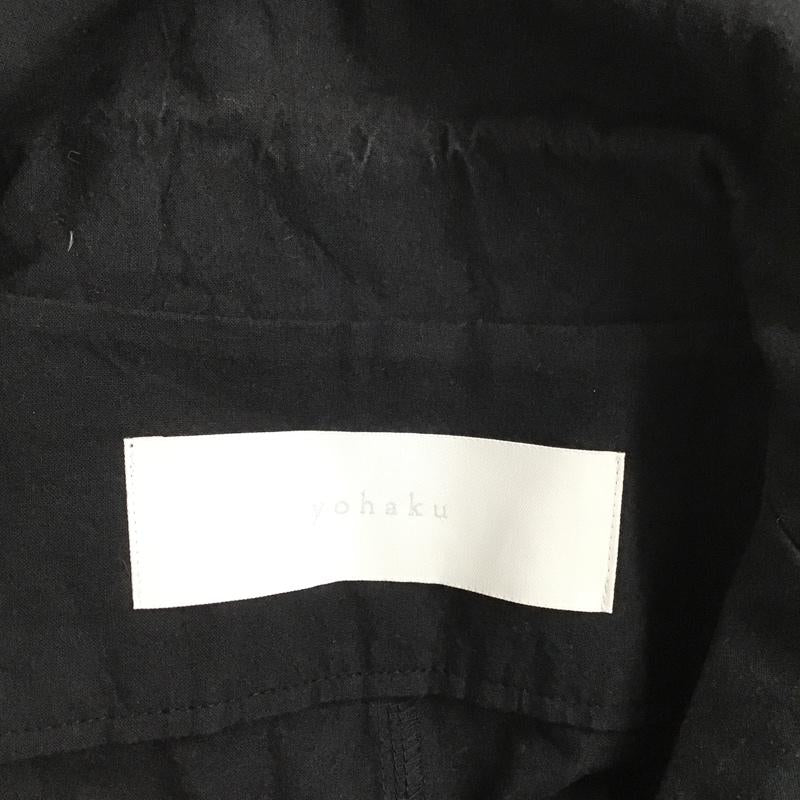 古着 USED ジャケット、上着 ジャケット、ブレザー yohaku コットン 2 無地 黒 / ブラック /  メンズ USED 古着 中古 10089586