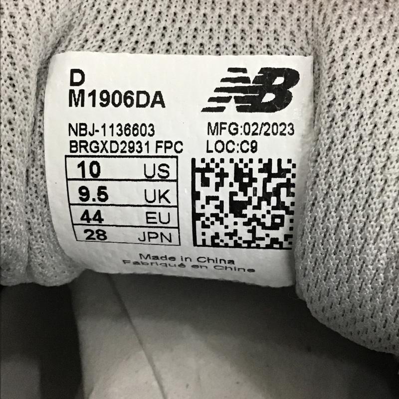 ニューバランス New Balance スニーカー スニーカー M1960DA 28cm 箱有 28.0cm ロゴ、文字 灰 / グレー / X アイボリー / アイボリー /  メンズ USED 古着 中古 10089591
