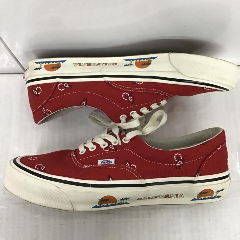 バンズ VANS スニーカー スニーカー 721356 OG ERA LX 28cm 箱有 28.0cm 総柄 赤 / レッド /  メンズ USED 古着 中古 10089594