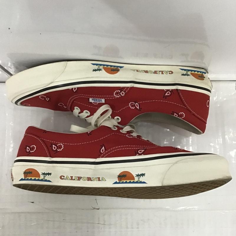 バンズ VANS スニーカー スニーカー 721356 OG ERA LX 28cm 箱有 28.0cm 総柄 赤 / レッド /  メンズ USED 古着 中古 10089594