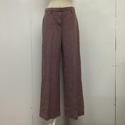 セオリー theory ボトムス ボトムス 01-9406400-235-704 Wide Trouser ワイドパンツ 4 無地 紫 / パープル /  レディース USED 古着 中古 10089676