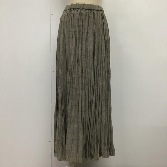 ミラオーウェン Mila Owen スカート ロングスカート 0 チェック マルチカラー / マルチカラー /  レディース USED 古着 中古 10089689