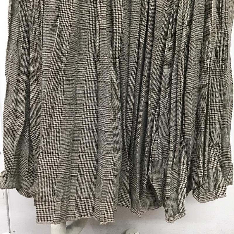 ミラオーウェン Mila Owen スカート ロングスカート 0 チェック マルチカラー / マルチカラー /  レディース USED 古着 中古 10089689