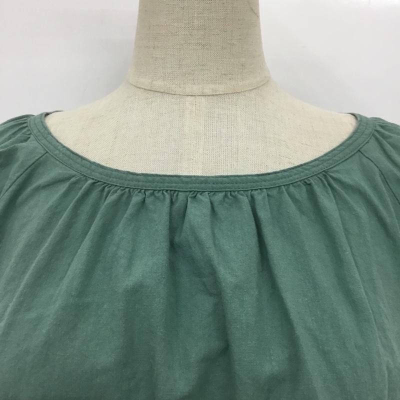 スタディオクリップ studio CLIP カットソー 長袖 FREE 無地 緑 / グリーン /  レディース USED 古着 中古 10089723