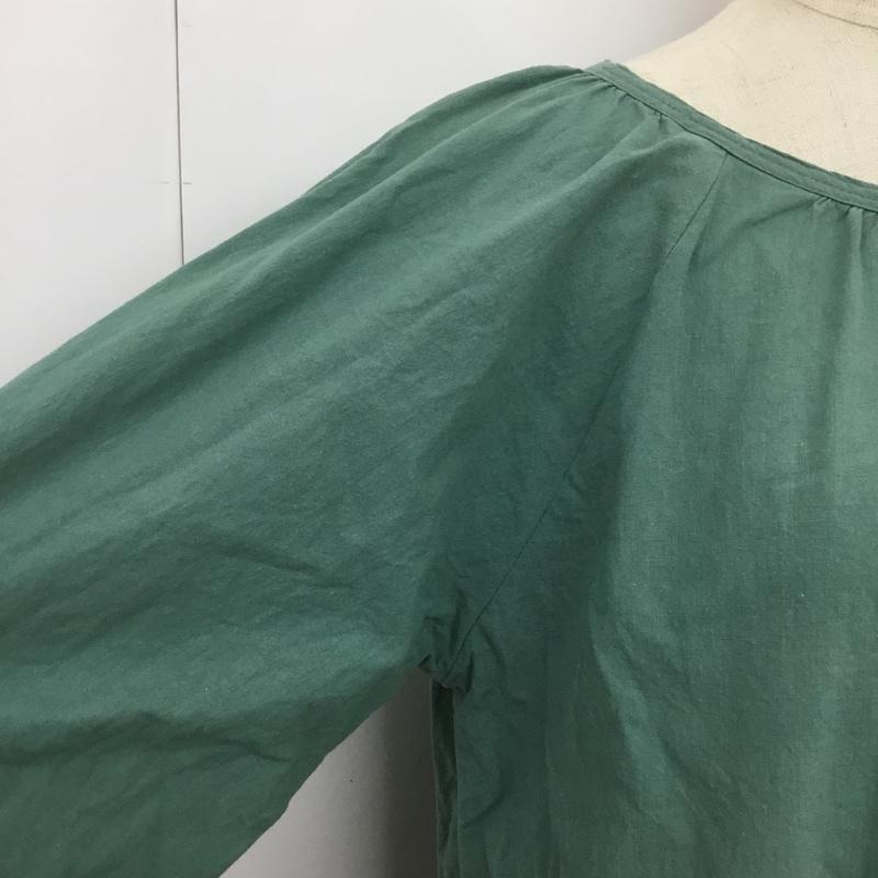 スタディオクリップ studio CLIP カットソー 長袖 FREE 無地 緑 / グリーン /  レディース USED 古着 中古 10089723